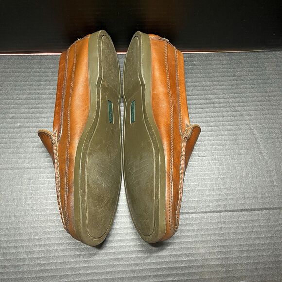 LL Bean Mens Sz 12 EE Casco Bay Mocs Loafers #299805 Brown Leather Loafers Shoes main image 11